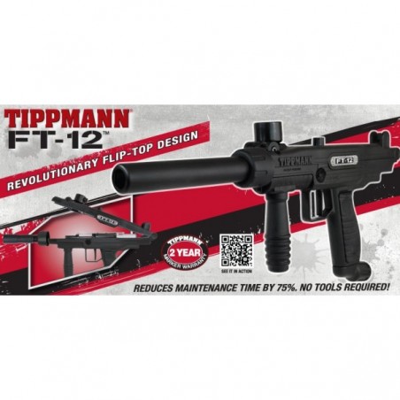 LANCEUR TIPPMANN FT-12 NOIR (poignée noire)