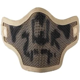 BAS DE MASQUE VALKEN TACTICAL 2G WIRE MESH SKULL TAN