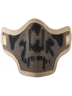 BAS DE MASQUE VALKEN TACTICAL 2G WIRE MESH SKULL TAN