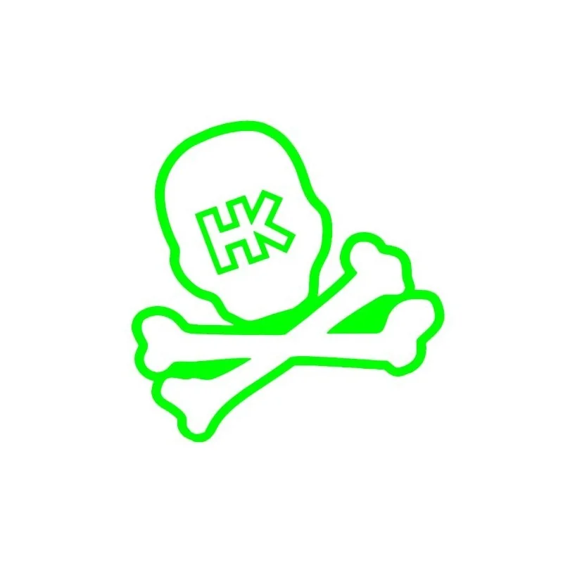 STICKER HK ARMY SKULL CAR VERT