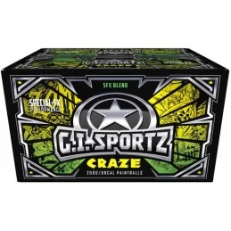 BILLES G.I. SPORTZ CRAZE PHOSPHORESCENTE 0.68 (Carton 2000)