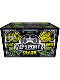 BILLES G.I. SPORTZ CRAZE PHOSPHORESCENTE 0.68 (Carton 2000)