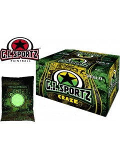 BILLES G.I. SPORTZ CRAZE PHOSPHORESCENTE 0.68 (Carton 2000)