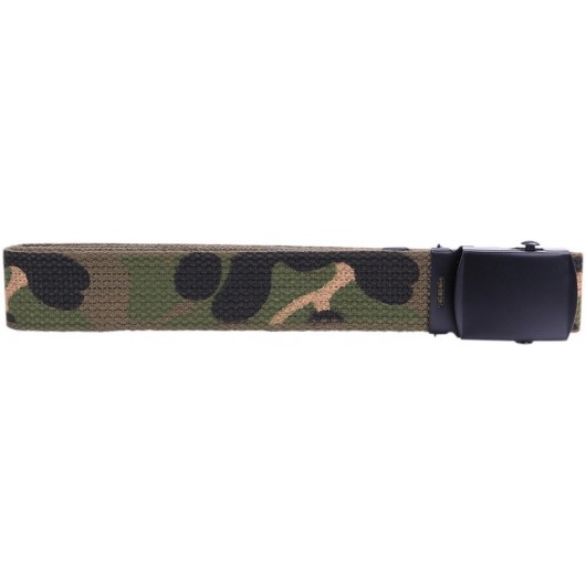 CEINTURE EN TOILE FOSTEX WOODLAND + BOUCLE NOIRE (3cm)