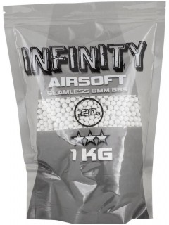 BILLES AIRSOFT VALKEN INFINITY 6mm 0.20g BLANCHES (Sac 1kg/5000)