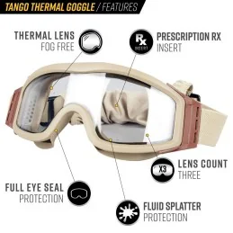 LUNETTES DE PROTECTION VALKEN TANGO THERMAL TAN