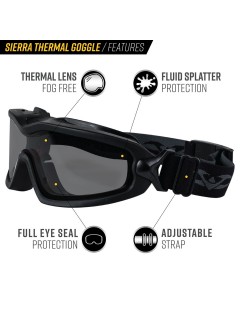 LUNETTES DE PROTECTION VALKEN SIERRA THERMAL GRISE