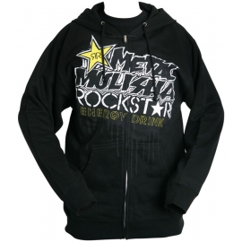 SWEAT ROCKSTAR DIFFUSE ZIP NOIR