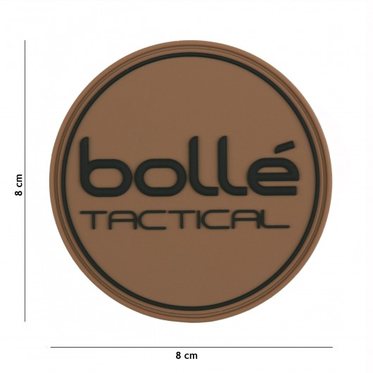 PATCH PVC 3D BOLLÉ TACTICAL BRUN