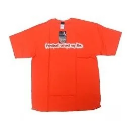 TEE SHIRT JT paintball ruined my life ORANGE