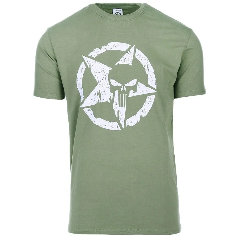 T-SHIRT FOSTEX ALLIED STAR - PUNISHER VERT