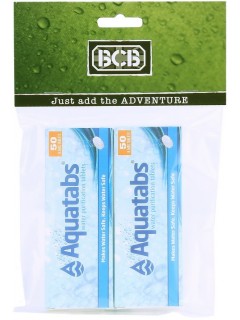 TABLETTES DE PURIFICATION D'EAU BCB AQUATABS (2 x 50 pcs)