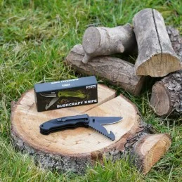 COUTEAU FOSCO BUSHCRAFT 2 LAMES NOIR