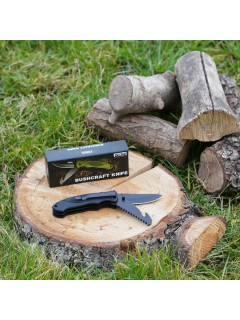 COUTEAU FOSCO BUSHCRAFT 2 LAMES NOIR