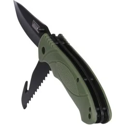 COUTEAU FOSCO BUSHCRAFT 2 LAMES VERT