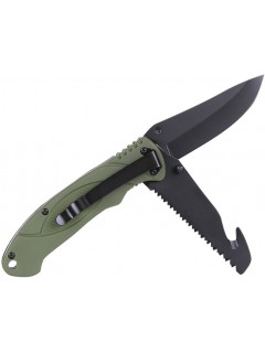 COUTEAU FOSCO BUSHCRAFT 2 LAMES VERT