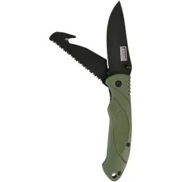 COUTEAU FOSCO BUSHCRAFT 2 LAMES VERT