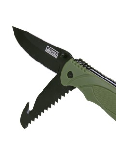 COUTEAU FOSCO BUSHCRAFT 2 LAMES VERT