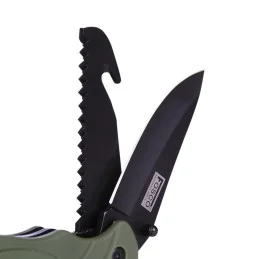 COUTEAU FOSCO BUSHCRAFT 2 LAMES VERT