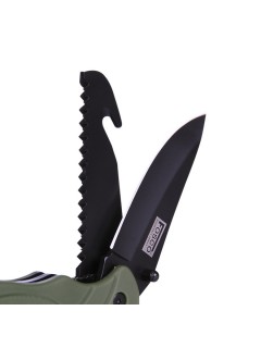 COUTEAU FOSCO BUSHCRAFT 2 LAMES VERT