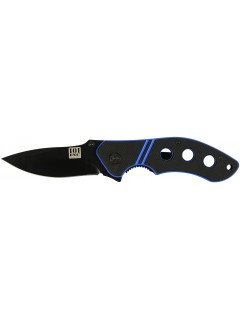 COUTEAU 101 INC + CLIP BLEU/NOIR (H351-G1)