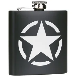 FLASQUE EN MÉTAL FOSTEX VERT US ARMY STAR (6oz)