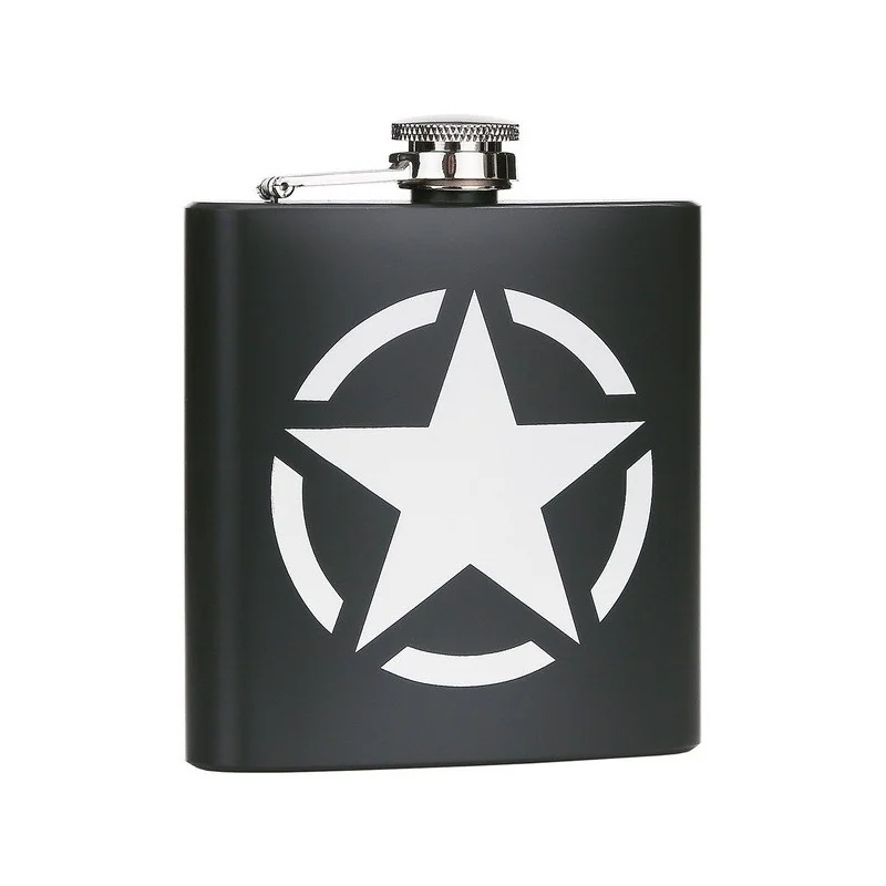 FLASQUE EN MÉTAL FOSTEX VERT US ARMY STAR (6oz)