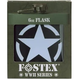 FLASQUE EN MÉTAL FOSTEX VERT US ARMY STAR (6oz)