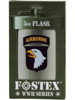 FLASQUE EN MÉTAL FOSTEX SILVER 101st AIRBORNE (5oz)