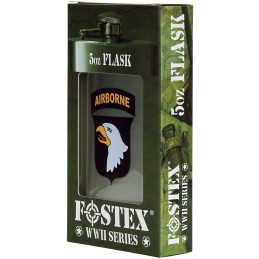 FLASQUE EN MÉTAL FOSTEX SILVER 101st AIRBORNE (5oz)