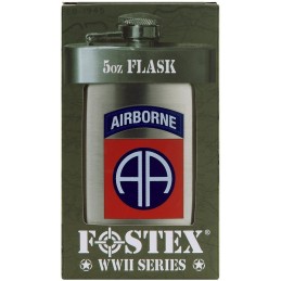 FLASQUE EN MÉTAL FOSTEX SILVER 82nd AIRBORNE (5oz)