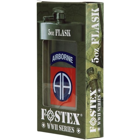 FLASQUE EN MÉTAL FOSTEX SILVER 82nd AIRBORNE (5oz)