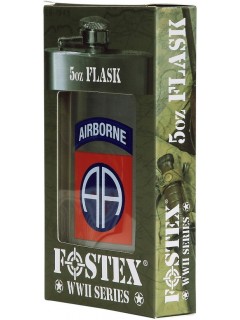 FLASQUE EN MÉTAL FOSTEX SILVER 82nd AIRBORNE (5oz)