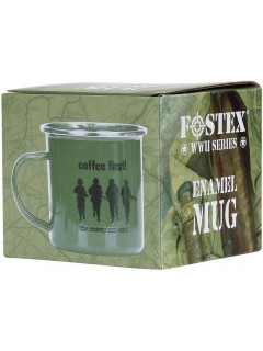 TASSE EN ÉMAIL FOSTEX COFFEE FIRST VERT (300ml)