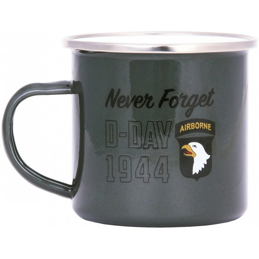 TASSE EN ÉMAIL FOSTEX D-DAY 1944 VERT (300ml)