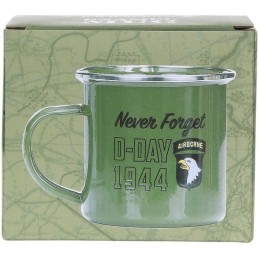 TASSE EN ÉMAIL FOSTEX D-DAY 1944 VERT (300ml)