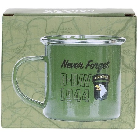 TASSE EN ÉMAIL FOSTEX D-DAY 1944 VERT (300ml)