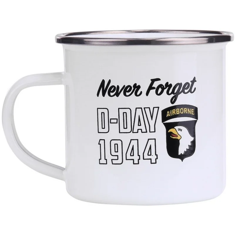 TASSE EN ÉMAIL FOSTEX D-DAY 1944 BLANC (300ml)