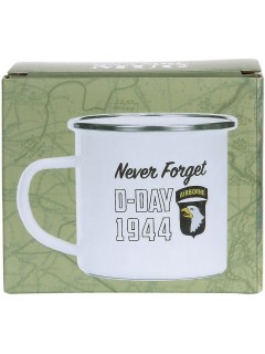 TASSE EN ÉMAIL FOSTEX D-DAY 1944 BLANC (300ml)