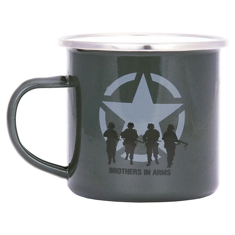 TASSE EN ÉMAIL FOSTEX BROTHERS IN ARMS VERT (300ml)