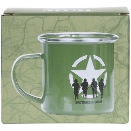 TASSE EN ÉMAIL FOSTEX BROTHERS IN ARMS VERT (300ml)