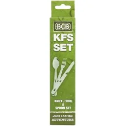 SET DE COUVERTS BCB KFS LÉGER MÉTAL (3pcs)