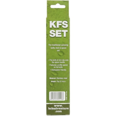 SET DE COUVERTS BCB KFS LÉGER MÉTAL (3pcs)