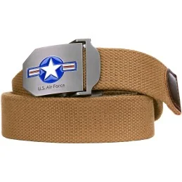 CEINTURE EN TISSU CANVAS 101 INC WW2 U.S. AIR FORCE COYOTE