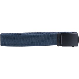 CEINTURE EN TOILE FOSTEX NOIR + BOUCLE NOIRE (3cm)