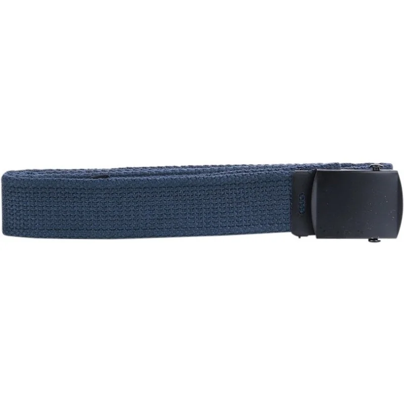 CEINTURE EN TOILE FOSTEX NOIR + BOUCLE NOIRE (3cm)