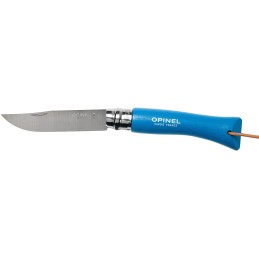 COUTEAU OPINEL N°7 BAROUDEUR CYAN