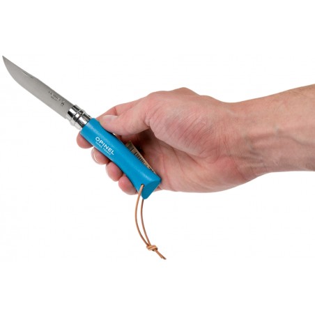 COUTEAU OPINEL N°7 BAROUDEUR CYAN