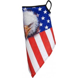 MASQUE FACIAL AVEC CONTOUR D'OREILLES 101 INC FLAG USA EAGLE