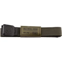 CEINTURE MIL-TEC SKULL OLIVE (4x130cm)